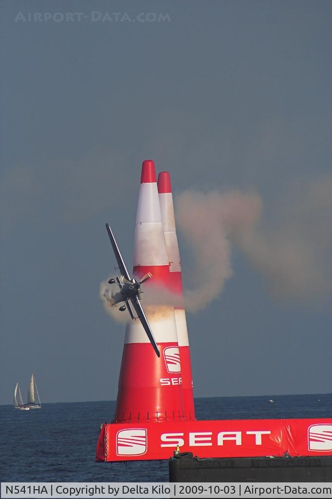 N541HA, 2008 Zivko Edge 540 C/N 0041A, Red Bull Air Race Barcelona-Hannes Arch