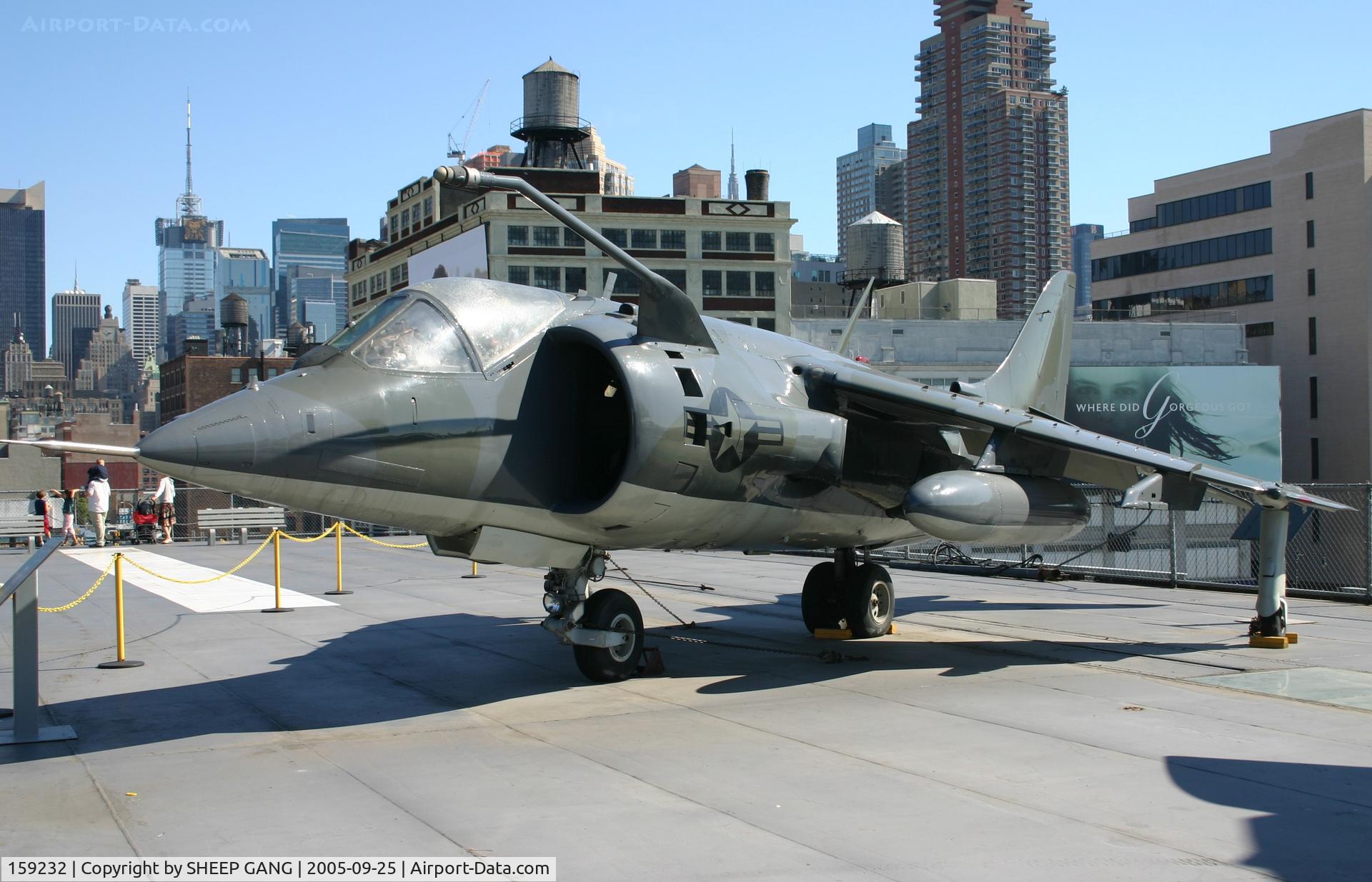 159232, Hawker Siddeley AV-8C Harrier C/N 712141, USS Intrepid Sea, Air & Space Museum