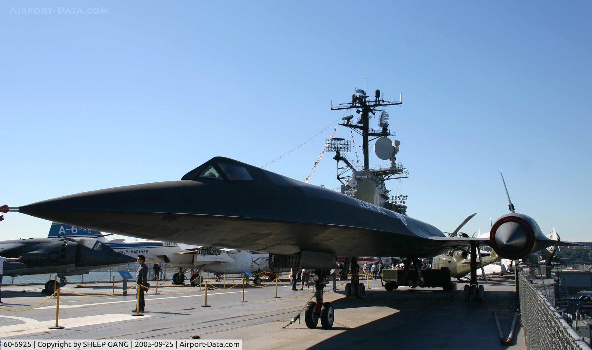 60-6925, 1960 Lockheed A-12 Blackbird C/N 122, Intrepid Air-sea-Space Museum