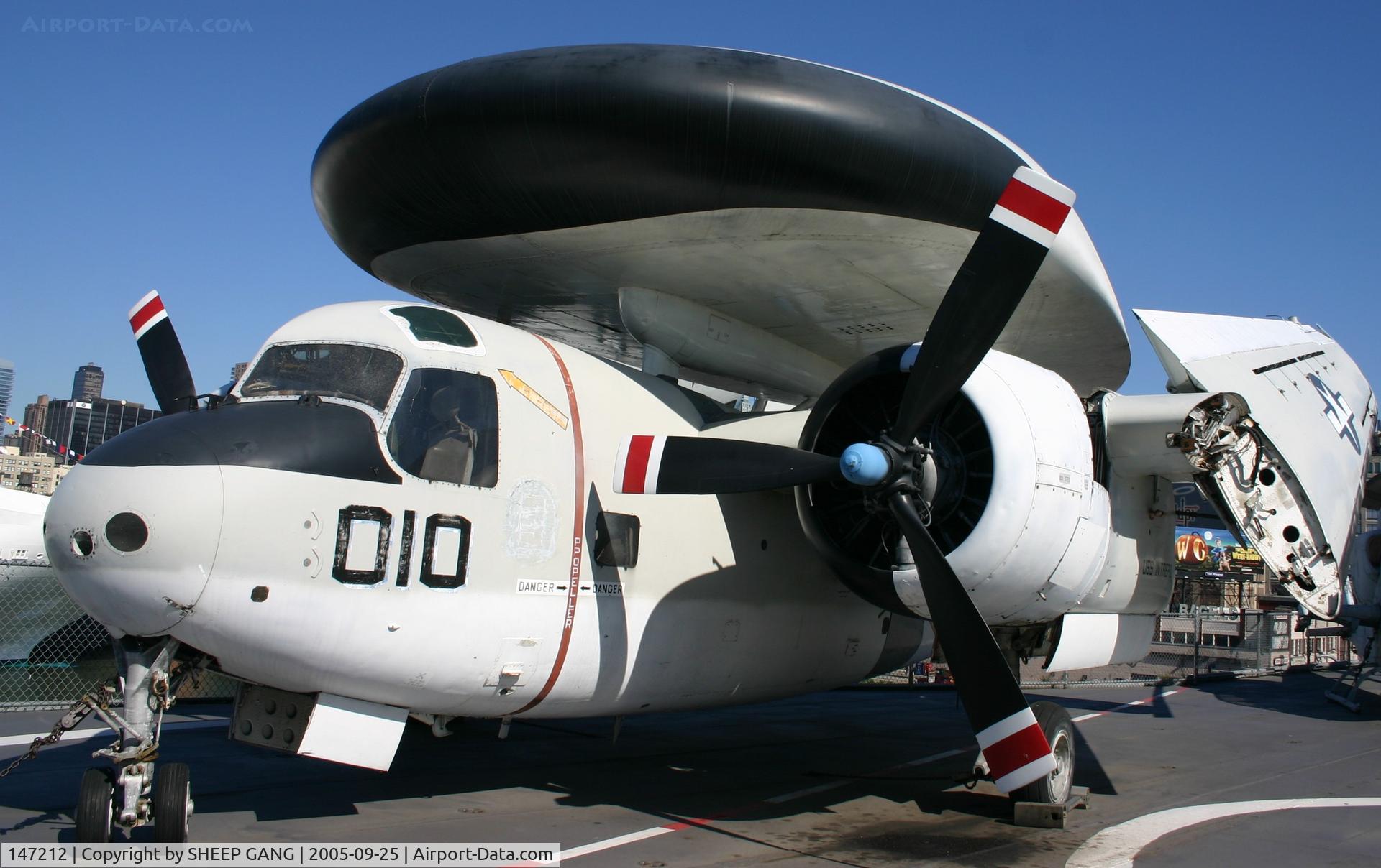 147212, Grumman E-1B Tracer (G-117) C/N 11, USS Intrepid Sea, Air & Space Museum