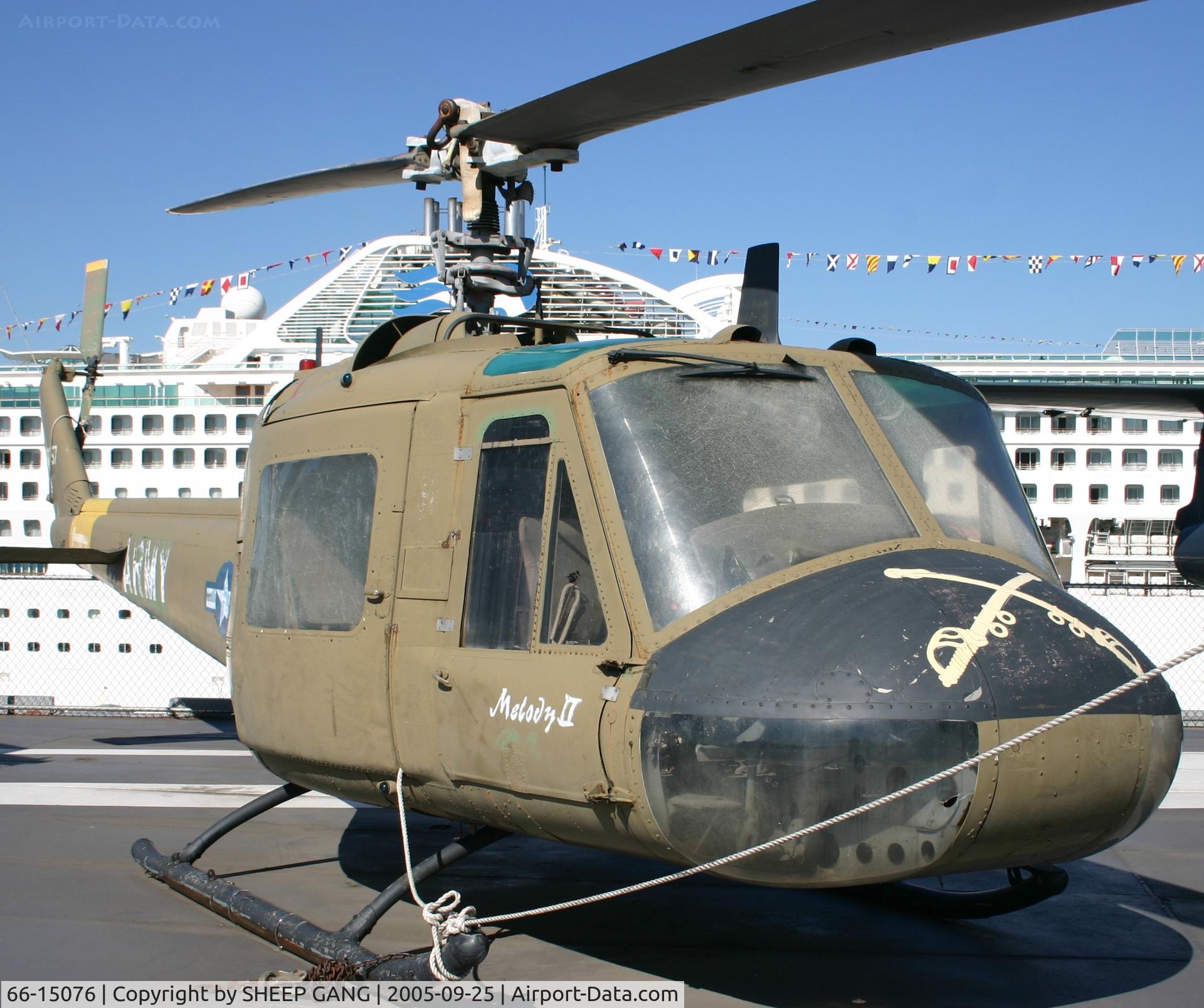 66-15076, Bell UH-1M Iroquois C/N 1804, Intrepid Sea-Air-Space Museum