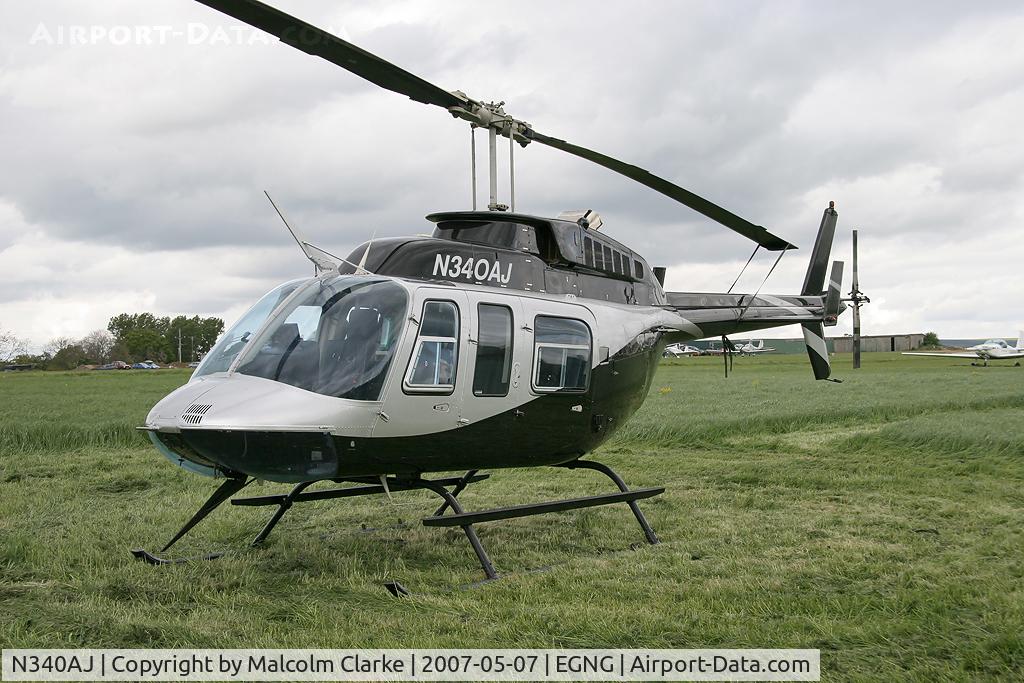 N340AJ, 1995 Bell 206L-4 LongRanger IV LongRanger C/N 52132, Bell 206-L4 at Bagby's May Fly-In in 2007.