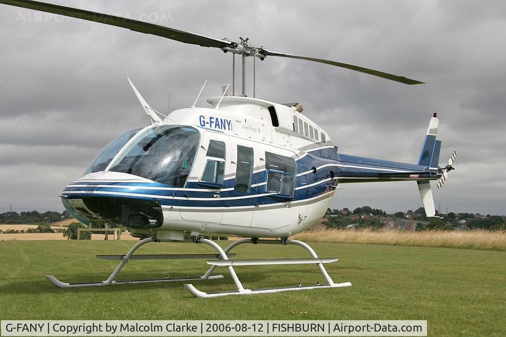 G-FANY, 1980 Bell 206L-1 LongRanger II C/N 45368, Bell 206L-1 at Fishburn Airfield, Co Durham, UK in 2006.