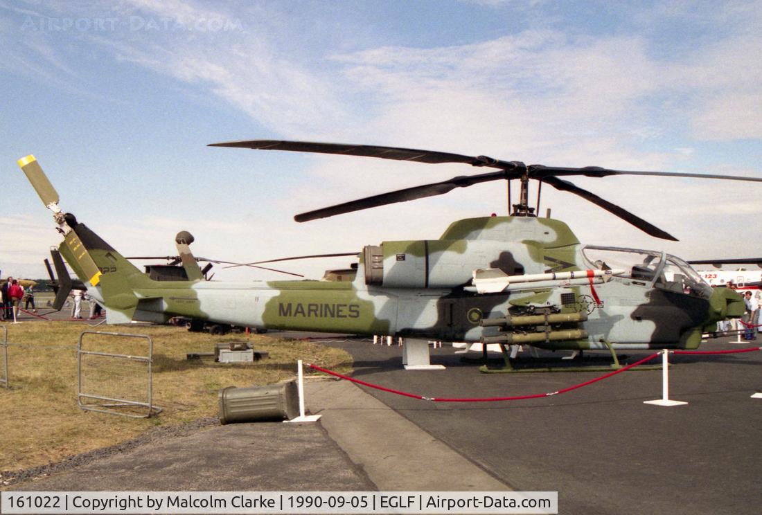161022, Bell AH-1W Super Cobra C/N 26927, Bell AH-1W Super Cobra. At SBAC Farnborough 90.