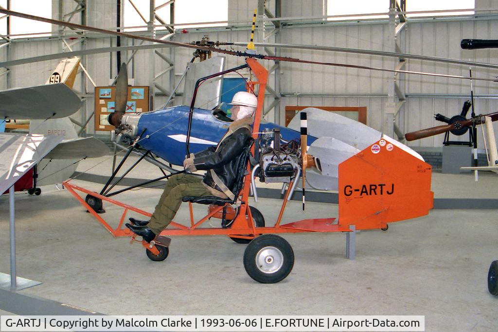 G-ARTJ, Bensen B-8M Gyrocopter Gyrocopter C/N 07, Bensen B8M. At the Museum of Flight, East Fortune, Scotland, UK in 1993.