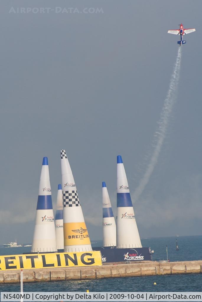 N540MD, 2008 Zivko Edge 540 C/N 0043, Red Bull Air Race Barcelona-Mattias Dolderer