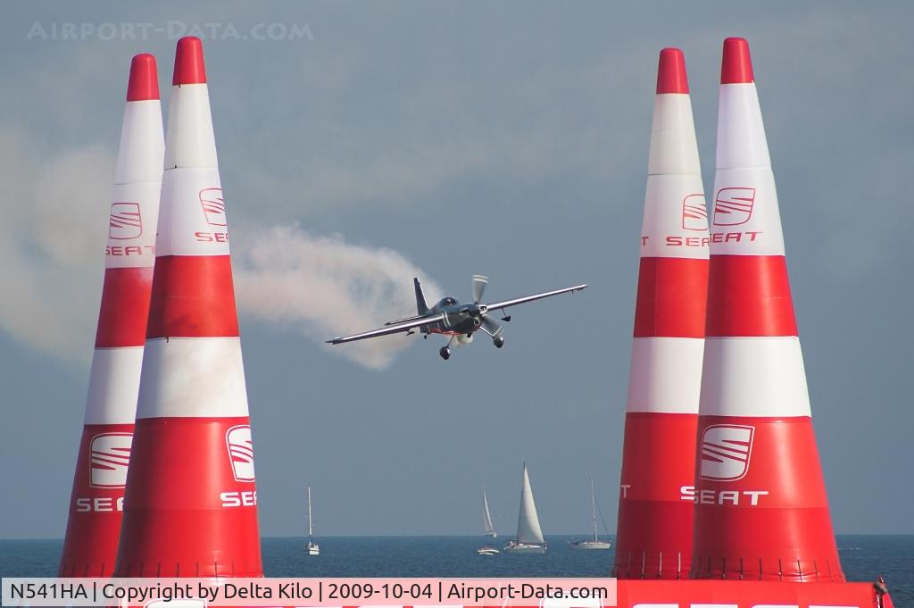 N541HA, 2008 Zivko Edge 540 C/N 0041A, Red Bull Air Race Barcelona-Hannes Arch