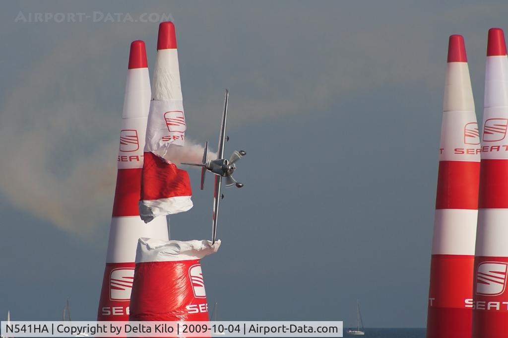 N541HA, 2008 Zivko Edge 540 C/N 0041A, Red Bull Air Race Barcelona-Hannes Arch