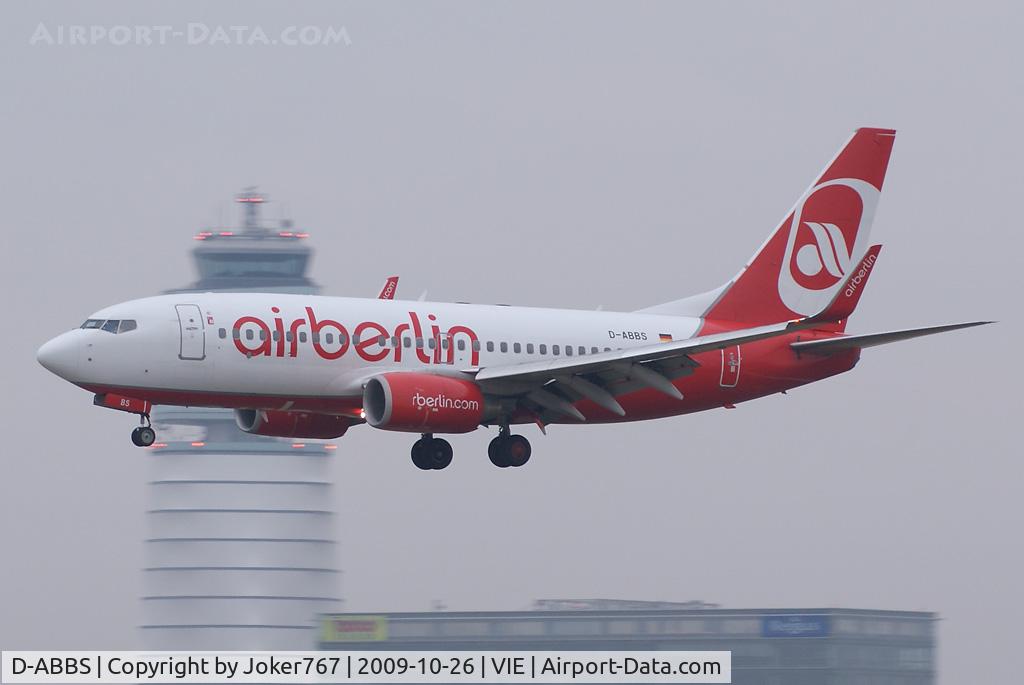 D-ABBS, 2001 Boeing 737-76N C/N 28654, Air Berlin Boeing 737-76N(WL)