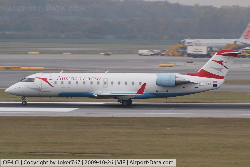 OE-LCI, 1996 Canadair CRJ-200LR (CL-600-2B19) C/N 7133, Austrian arrows Canadair Regional Jet CRJ200LR