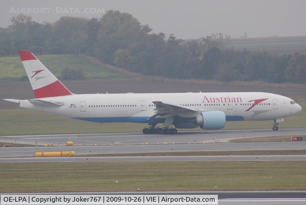 OE-LPA, 1997 Boeing 777-2Z9/ER C/N 28698, Austrian Airlines Boeing 777-2Z9(ER)