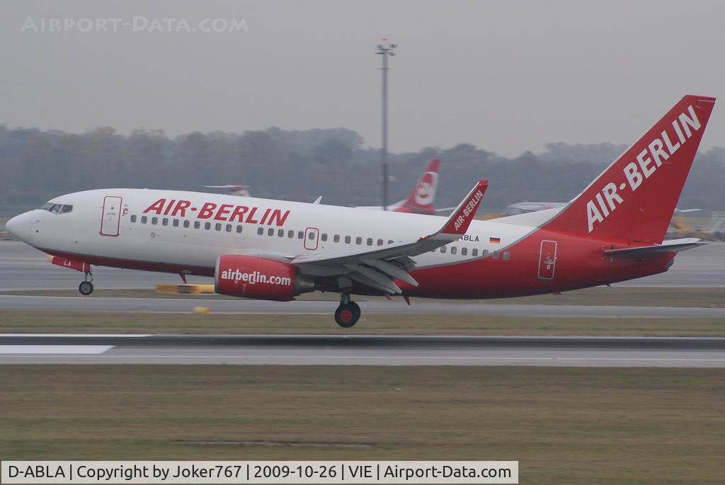 D-ABLA, 2007 Boeing 737-76J C/N 36114, Air Berlin Boeing 737-76J(WL)
