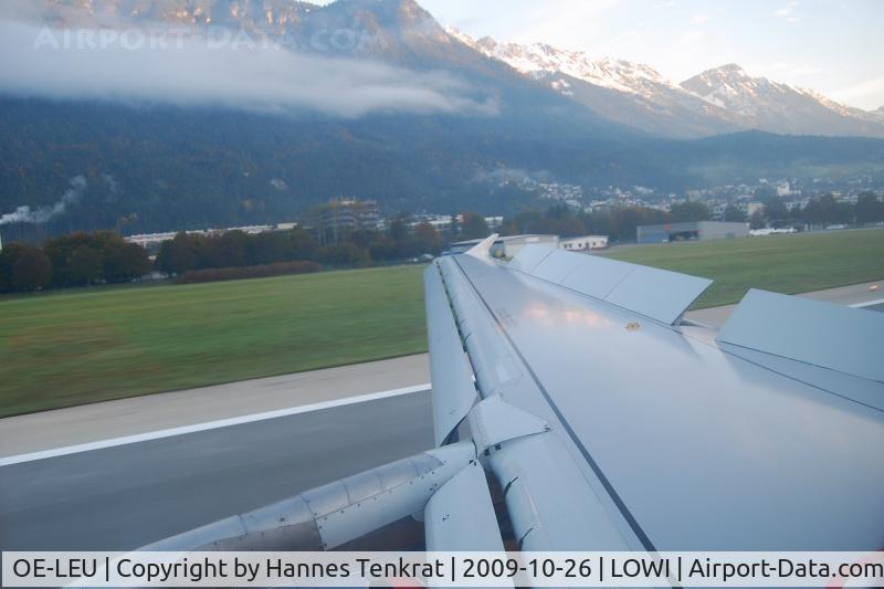 OE-LEU, 2006 Airbus A320-214 C/N 2902, flyNIKI Airbus A320; flight HG 8334 from Vienna to Innsbruck with Captain Niki Lauda