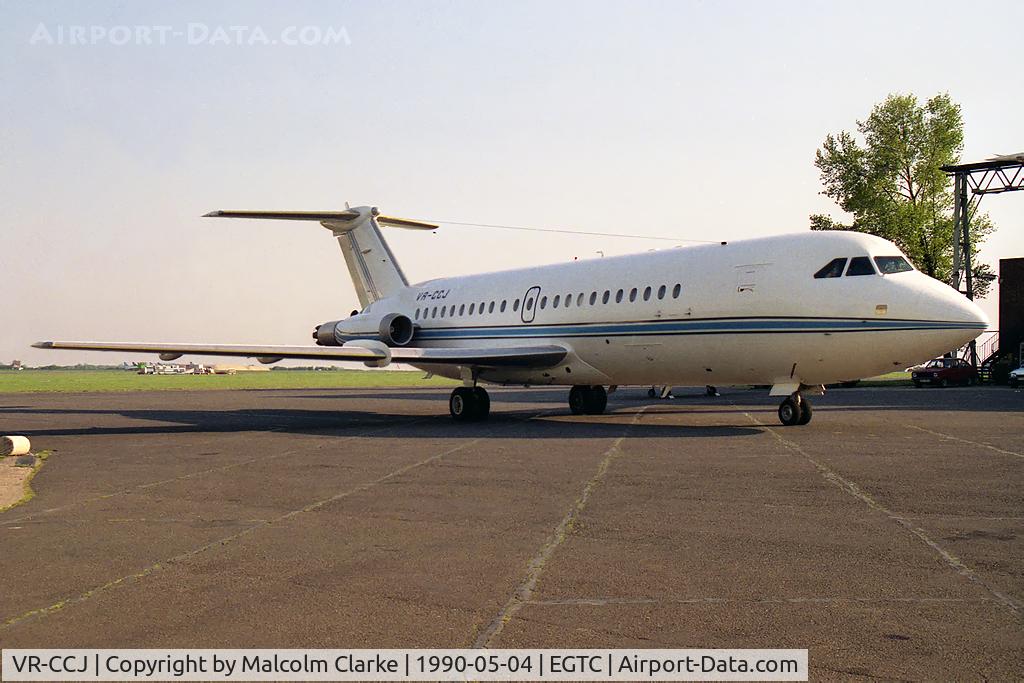 VR-CCJ, 1967 BAC 111-422EQ One-Eleven C/N BAC.126, BAC 111-422EQ One-Eleven. At Cranfield Airfield, Beds, UK.