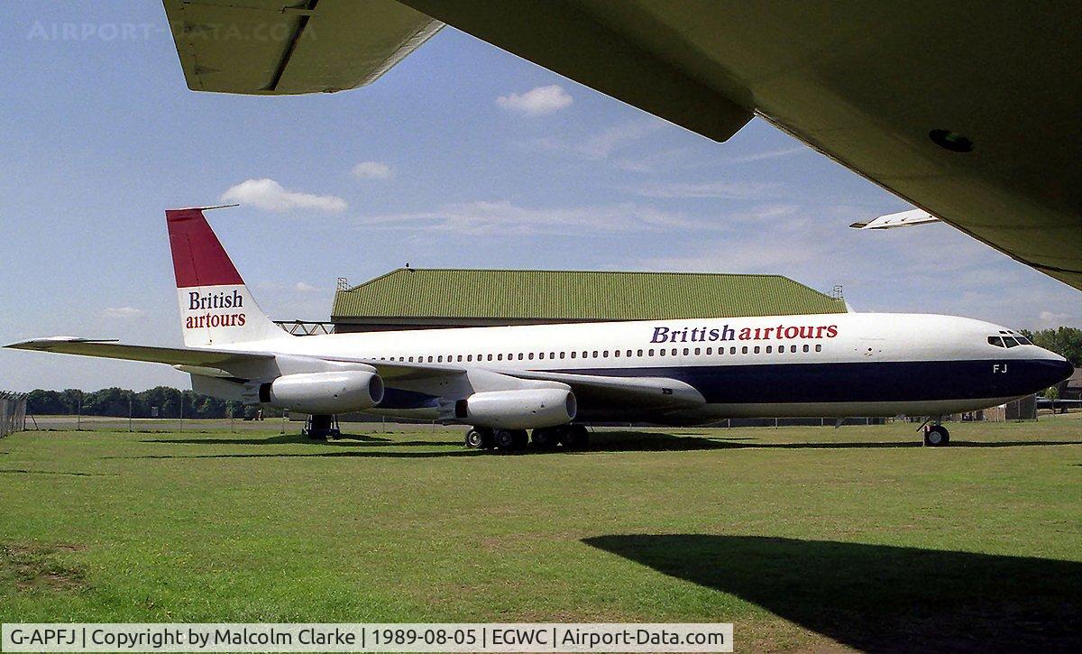 G-APFJ, 1960 Boeing 707-436 C/N 17711, Boeing 707-436. At The Aerospace Museum, RAF Cosford.