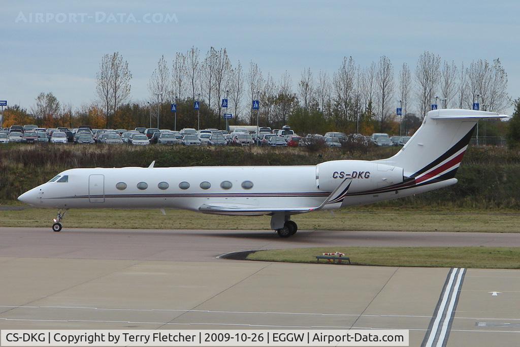 CS-DKG, 2007 Gulfstream Aerospace GV-SP (G550) C/N 5127, Netjets G550 at Luton