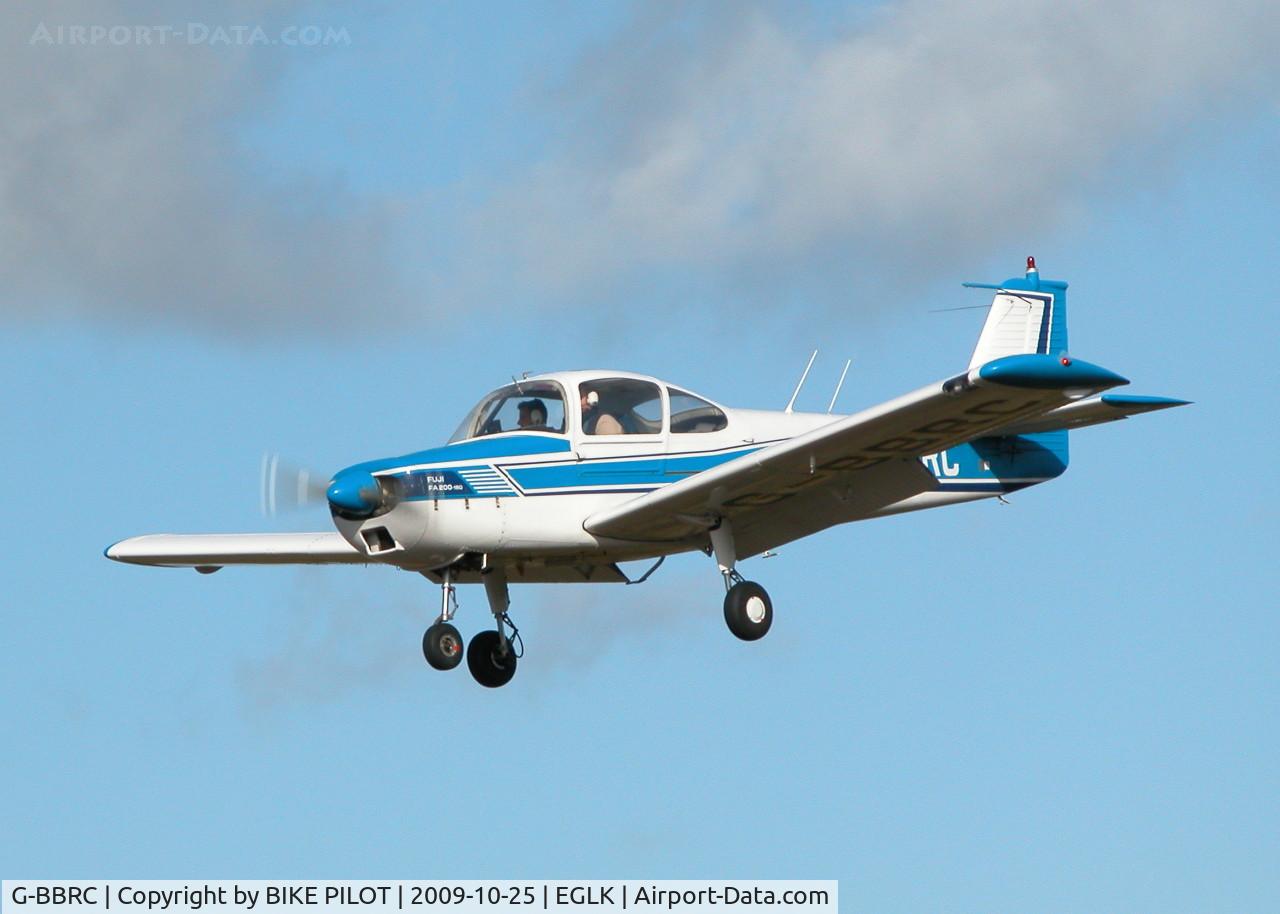 G-BBRC, 1973 Fuji FA-200-180 Aero Subaru C/N 235, RESIDENT FUJI ON FINALS FOR RWY 25