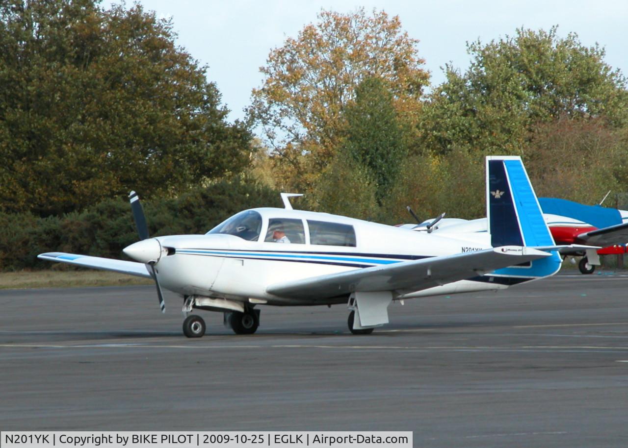 N201YK, 1978 Mooney M20J 201 C/N 24-0518, DEPARTED AFTER 20 MINS