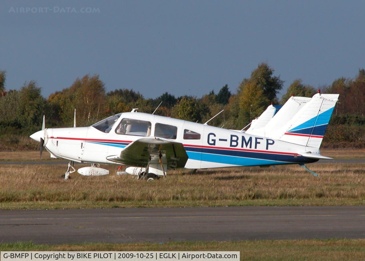 G-BMFP, 1979 Piper PA-28-161 Cherokee Warrior II C/N 28-7916243, RESIDENT CHEROKEE LOOKING GOOD IN THE SUN