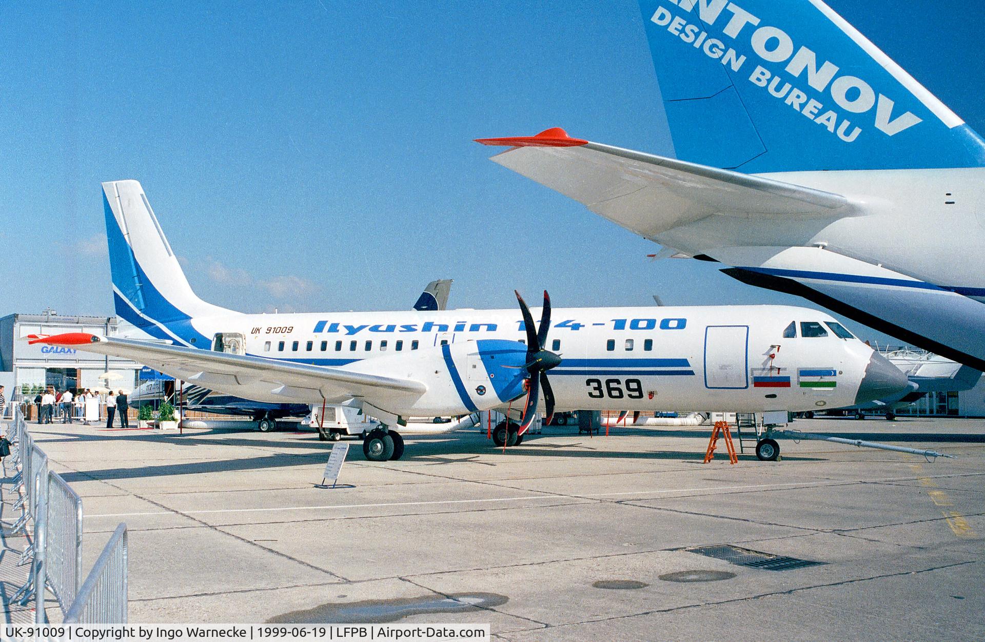 UK-91009, 1999 Ilyushin Il-114-100 C/N 1093800202, Ilyushin Il-114-100 at the Aerosalon 1999, Paris