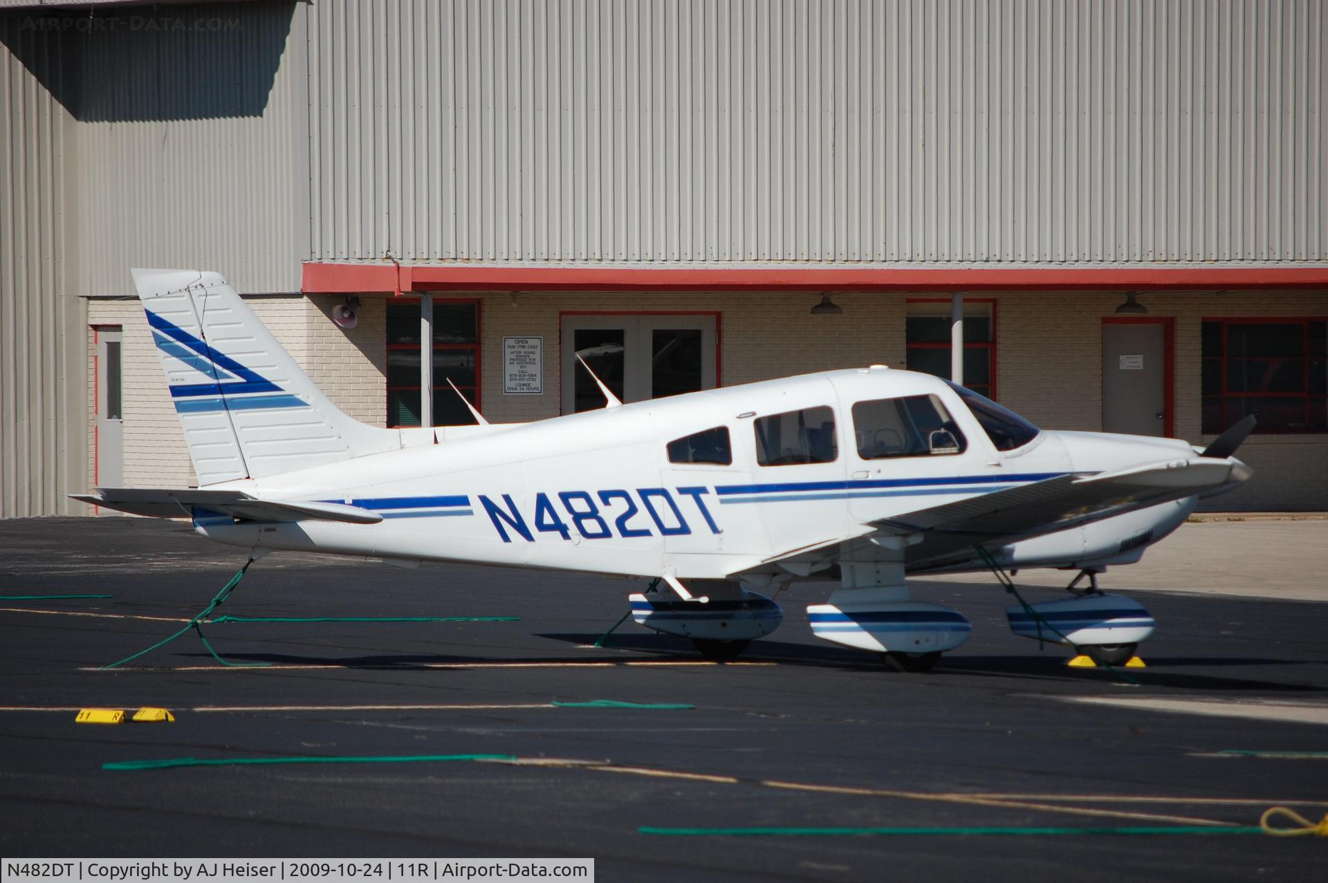 N482DT, 1984 Piper PA-28-181 C/N 28-8490071, N482DT on the ramp at 11R