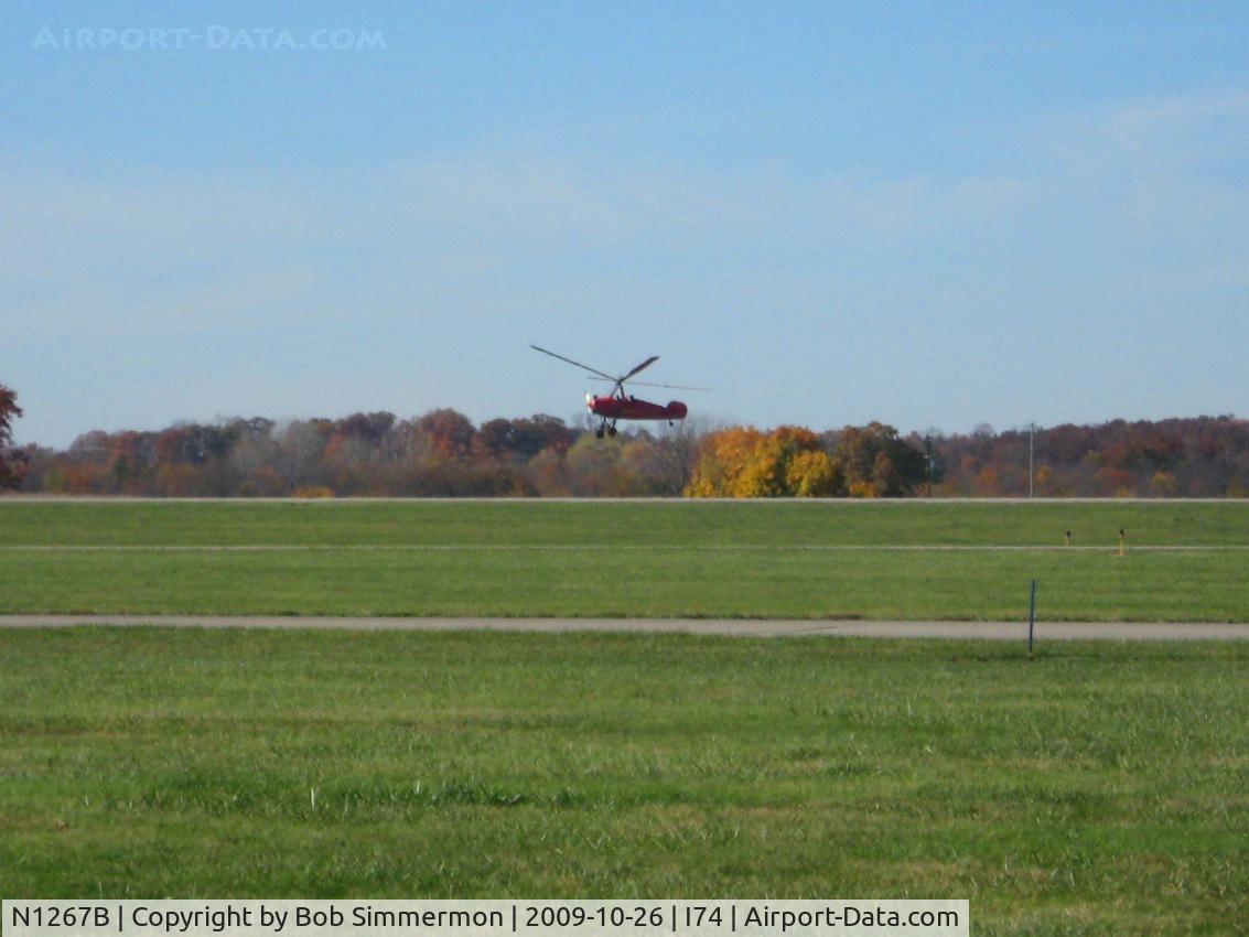 N1267B, 1932 Pitcairn PA-18 C/N G-65, Flying the Pitcairn at Urbana, Ohio.