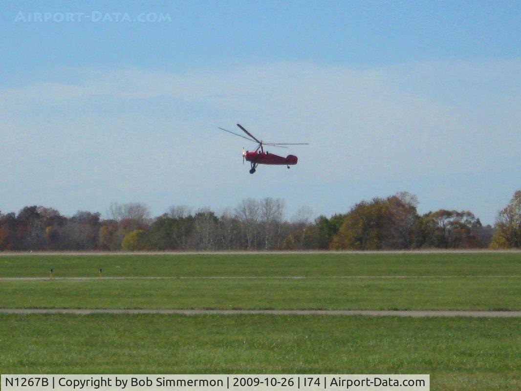 N1267B, 1932 Pitcairn PA-18 C/N G-65, Flying the Pitcairn at Urbana, Ohio.