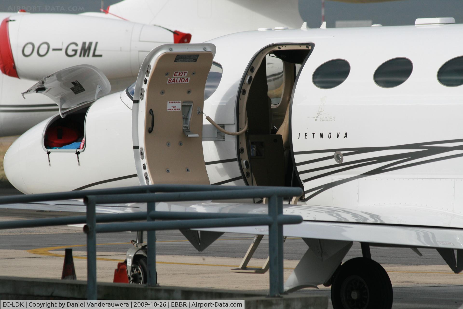 EC-LDK, 2009 Cessna 510 Citation Mustang Citation Mustang C/N 510-0152, parked on General Aviation apron