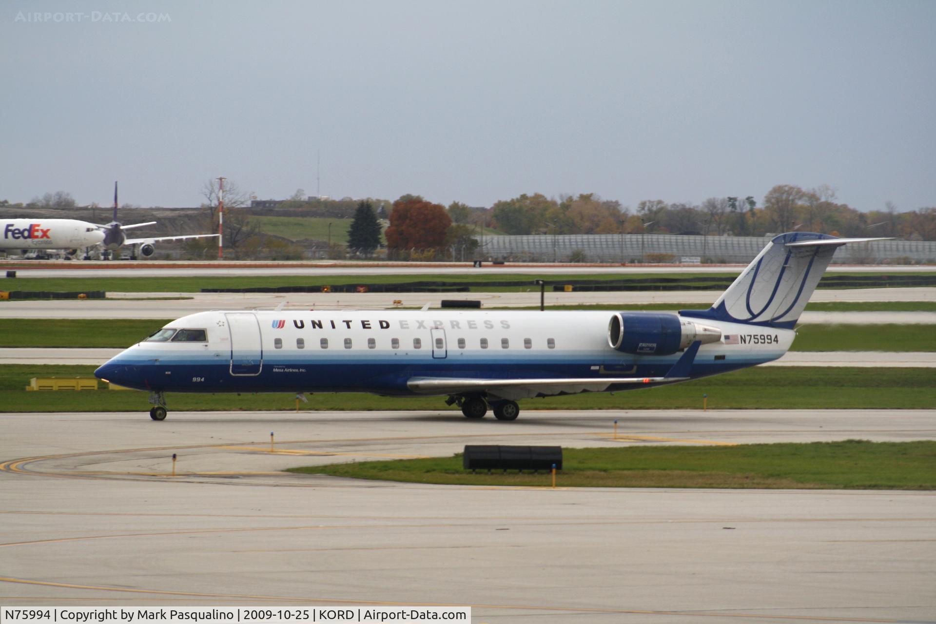 N75994, 2000 Bombardier CRJ-200ER (CL-600-2B19) C/N 7367, CL-600-2B19