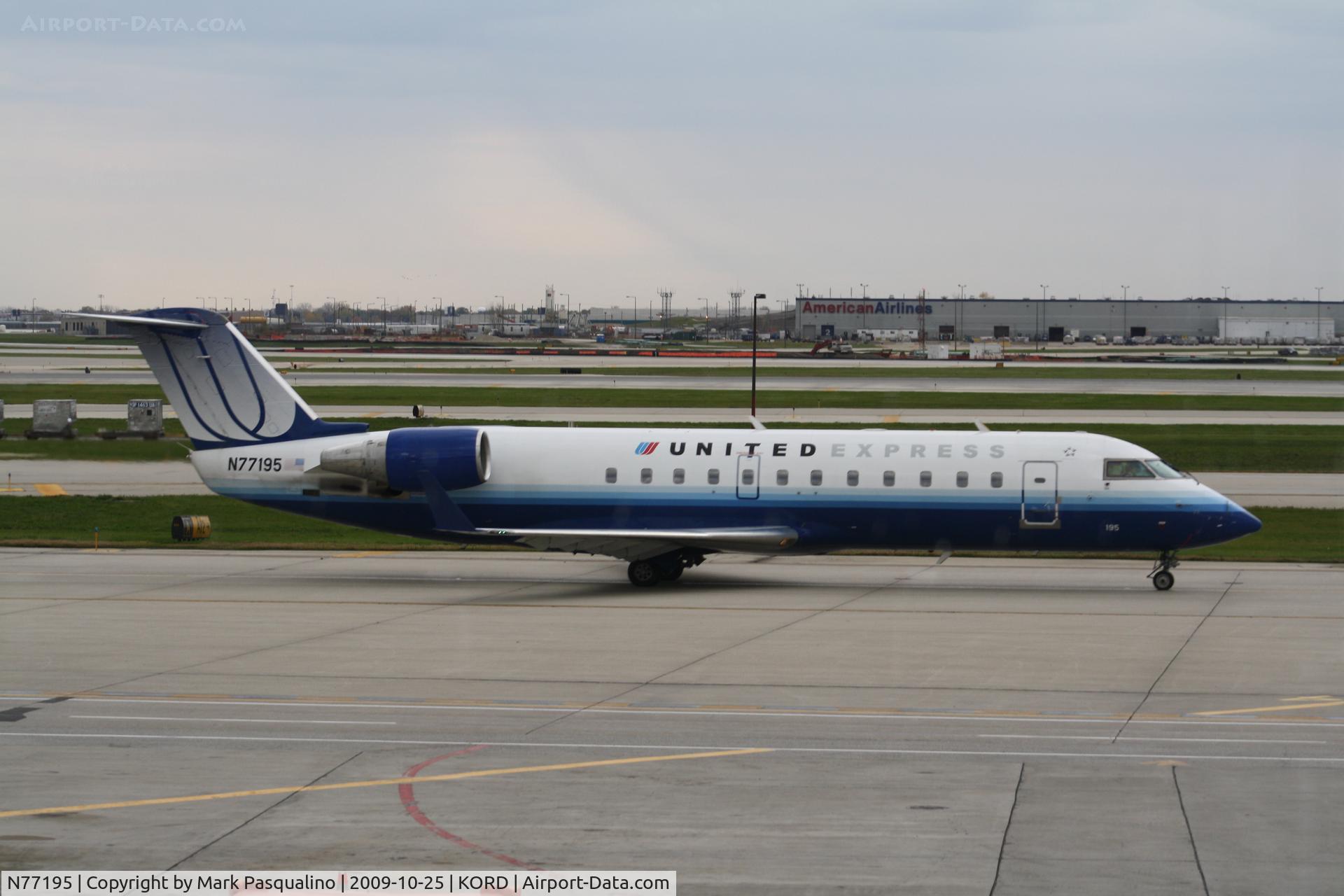 N77195, 1997 Canadair CRJ-200LR (CL-600-2B19) C/N 7195, CL-600-2B19