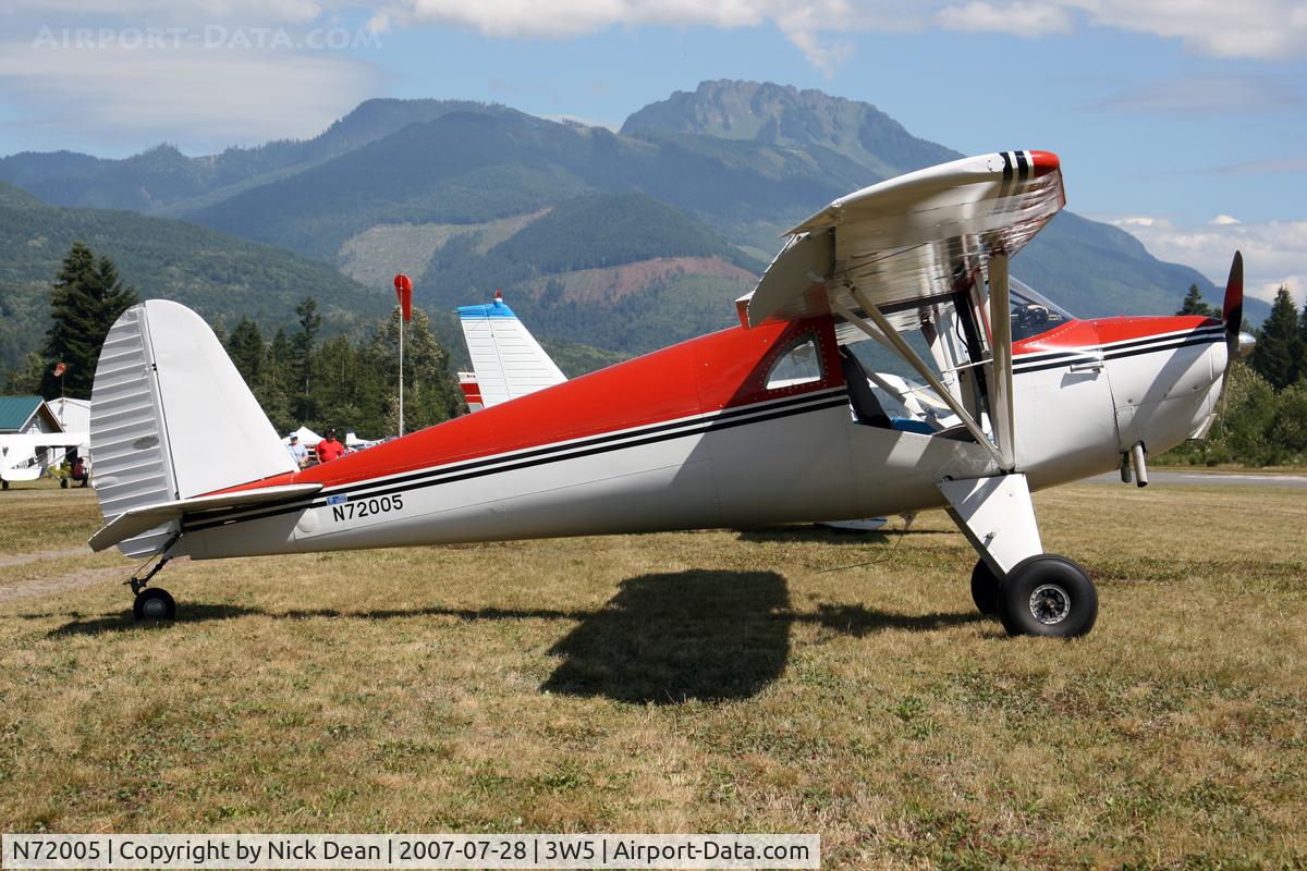 N72005, 1946 Luscombe 8A C/N 3432, 3W5