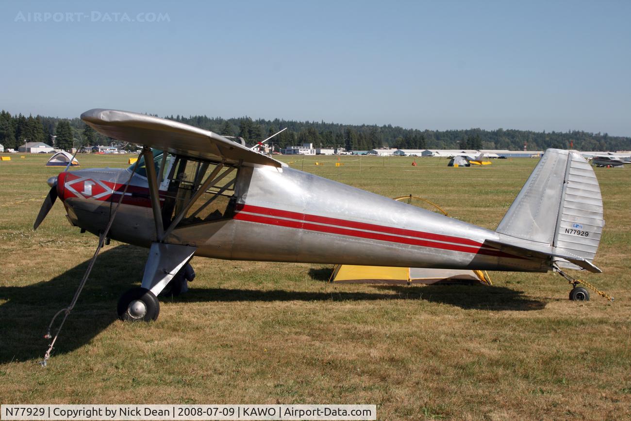N77929, 1946 Luscombe 8A C/N 3656, KAWO