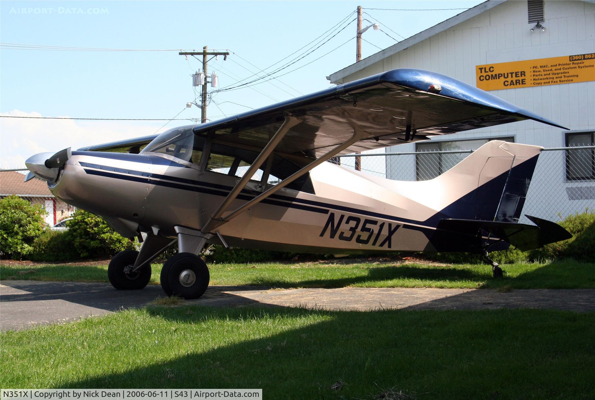 N351X, 1976 Maule M-5-210C Strata Rocket C/N 6169C, S43