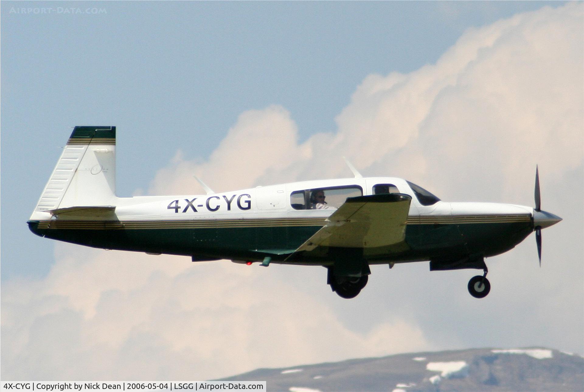 4X-CYG, Mooney M20R Ovation C/N 29-0033, LSGG