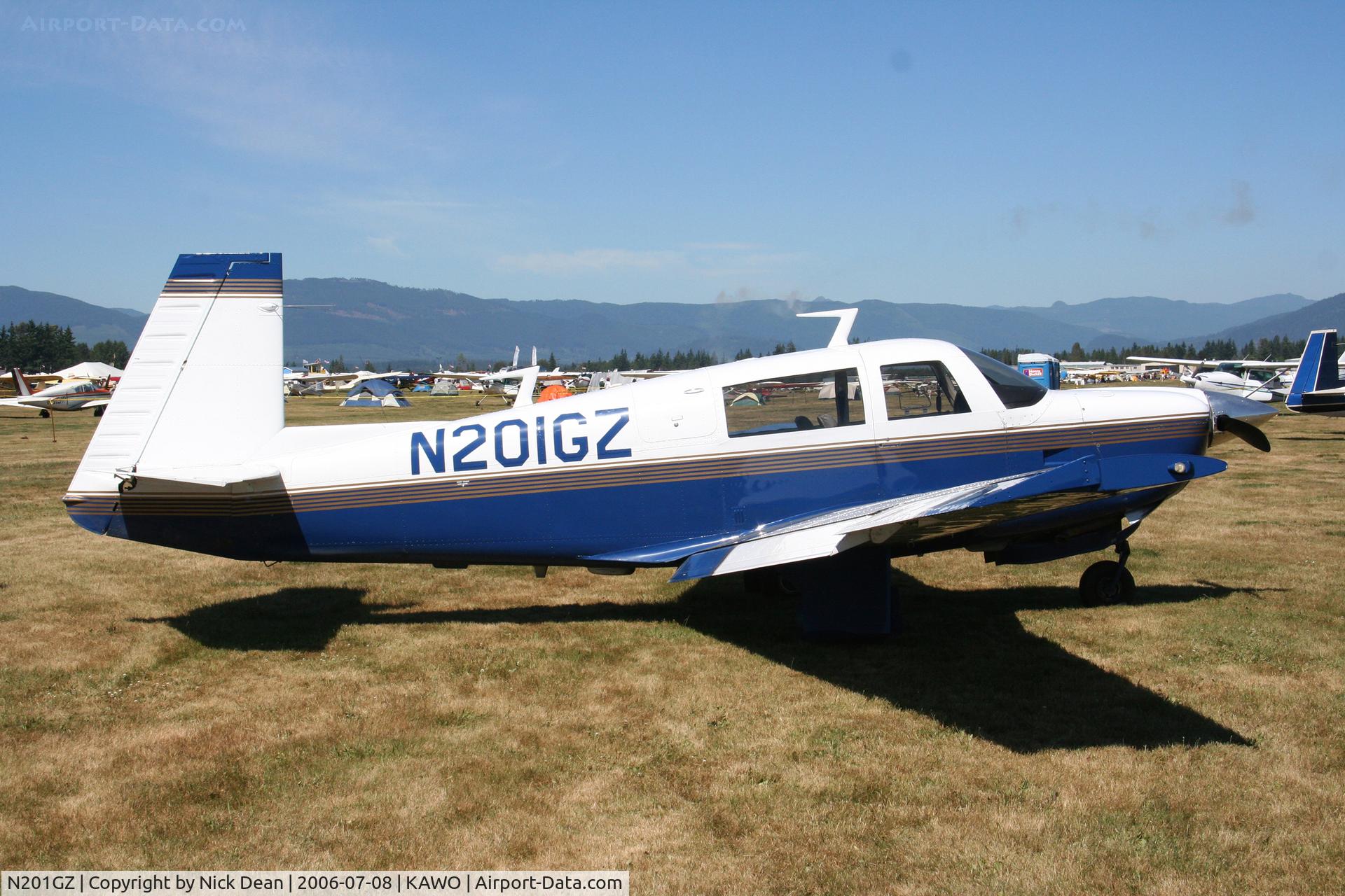 N201GZ, 1977 Mooney M20J 201 C/N 24-0229, KAWO