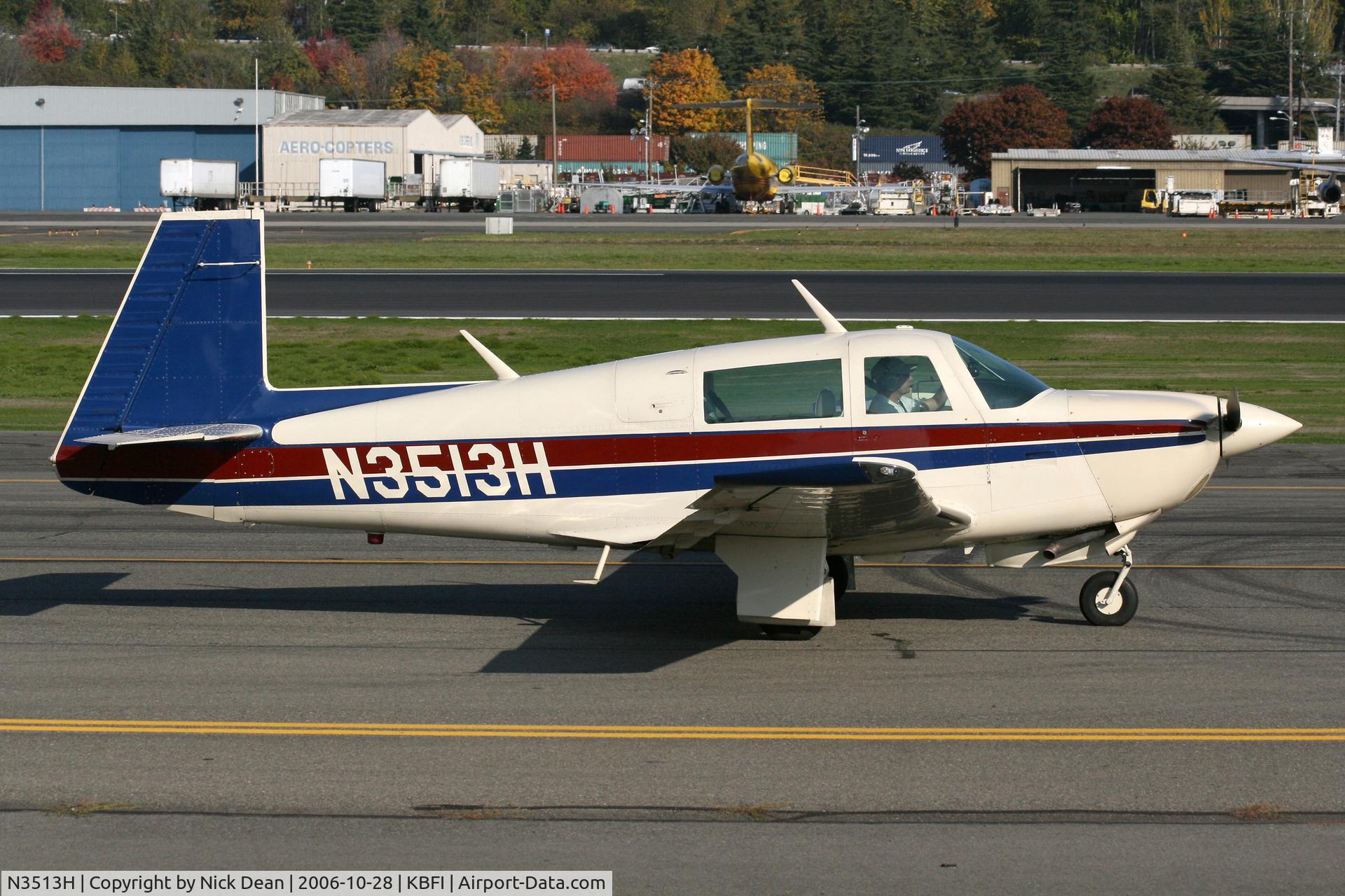 N3513H, 1980 Mooney M20J 201 C/N 24-1033, KBFI