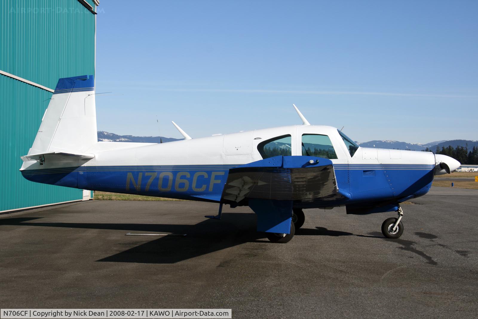 N706CF, 1963 Mooney M20E C/N 127, KAWO