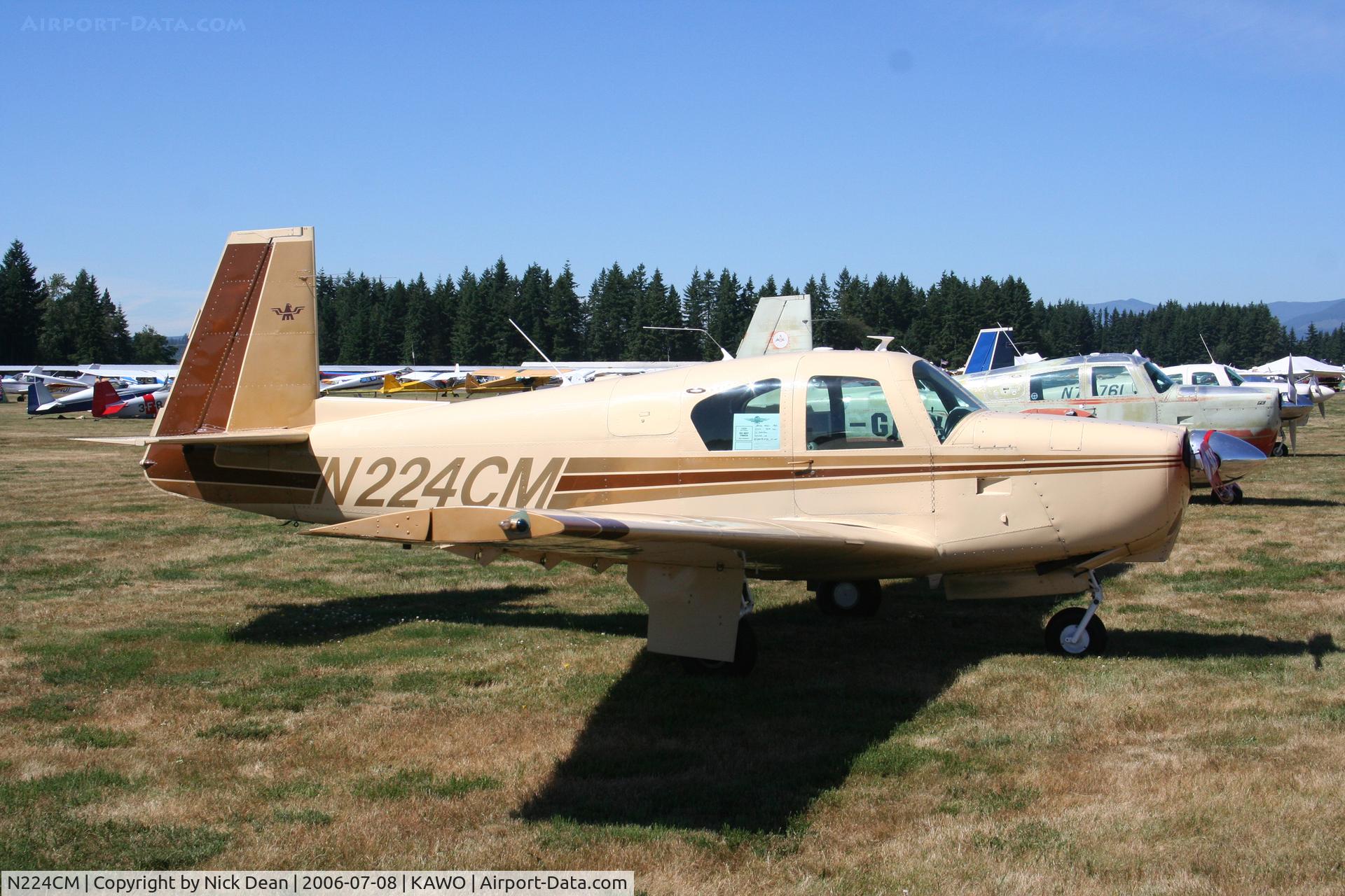 N224CM, 1962 Mooney M20C Ranger C/N 2203, KAWO