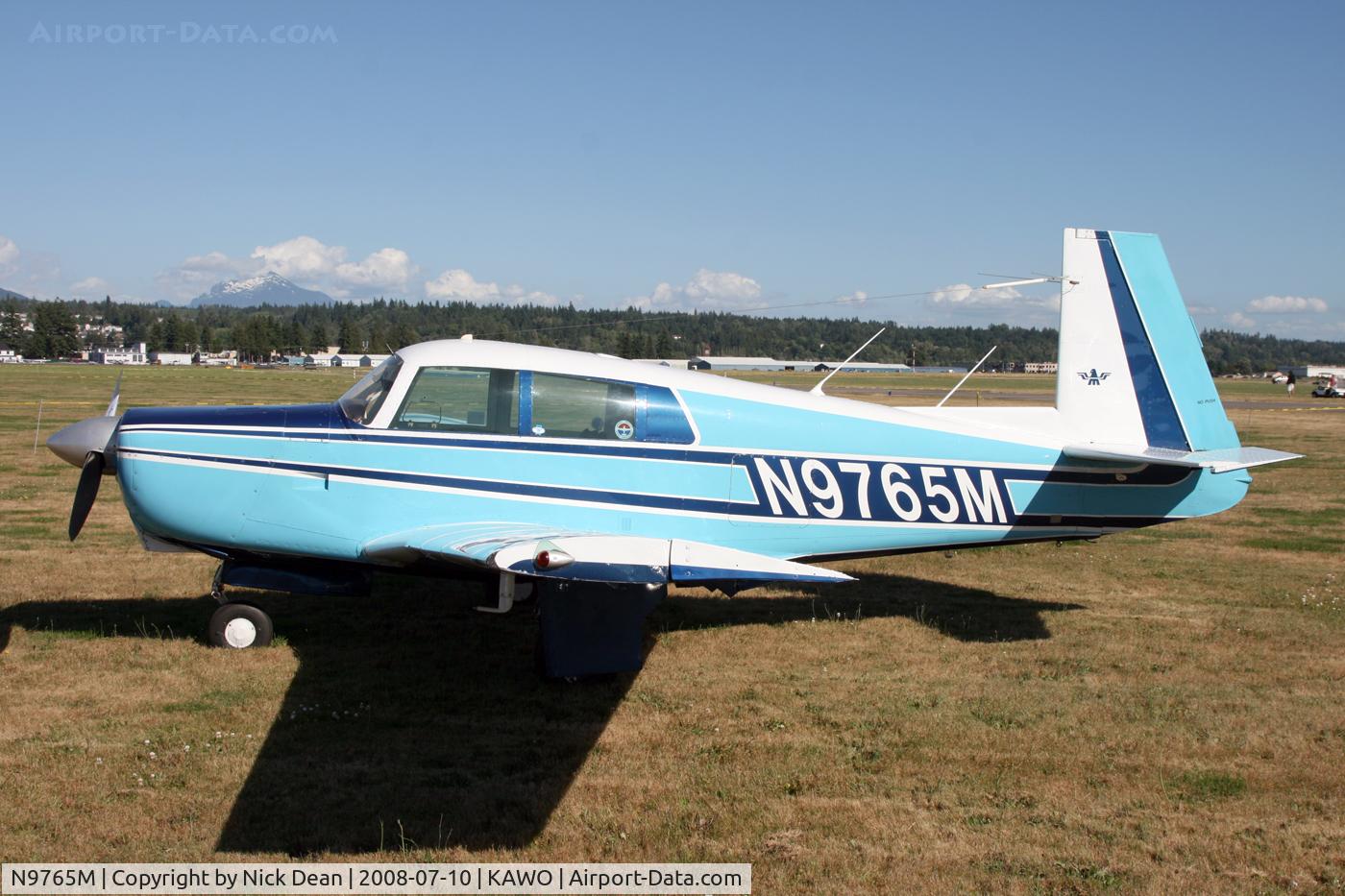 N9765M, 1967 Mooney M20C Ranger C/N 670059, KAWO