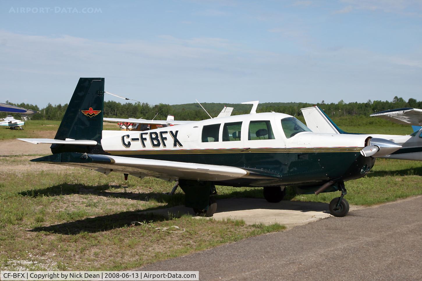 CF-BFX, 1967 Mooney M20F Executive C/N 670171, Mont Laurier Quebec