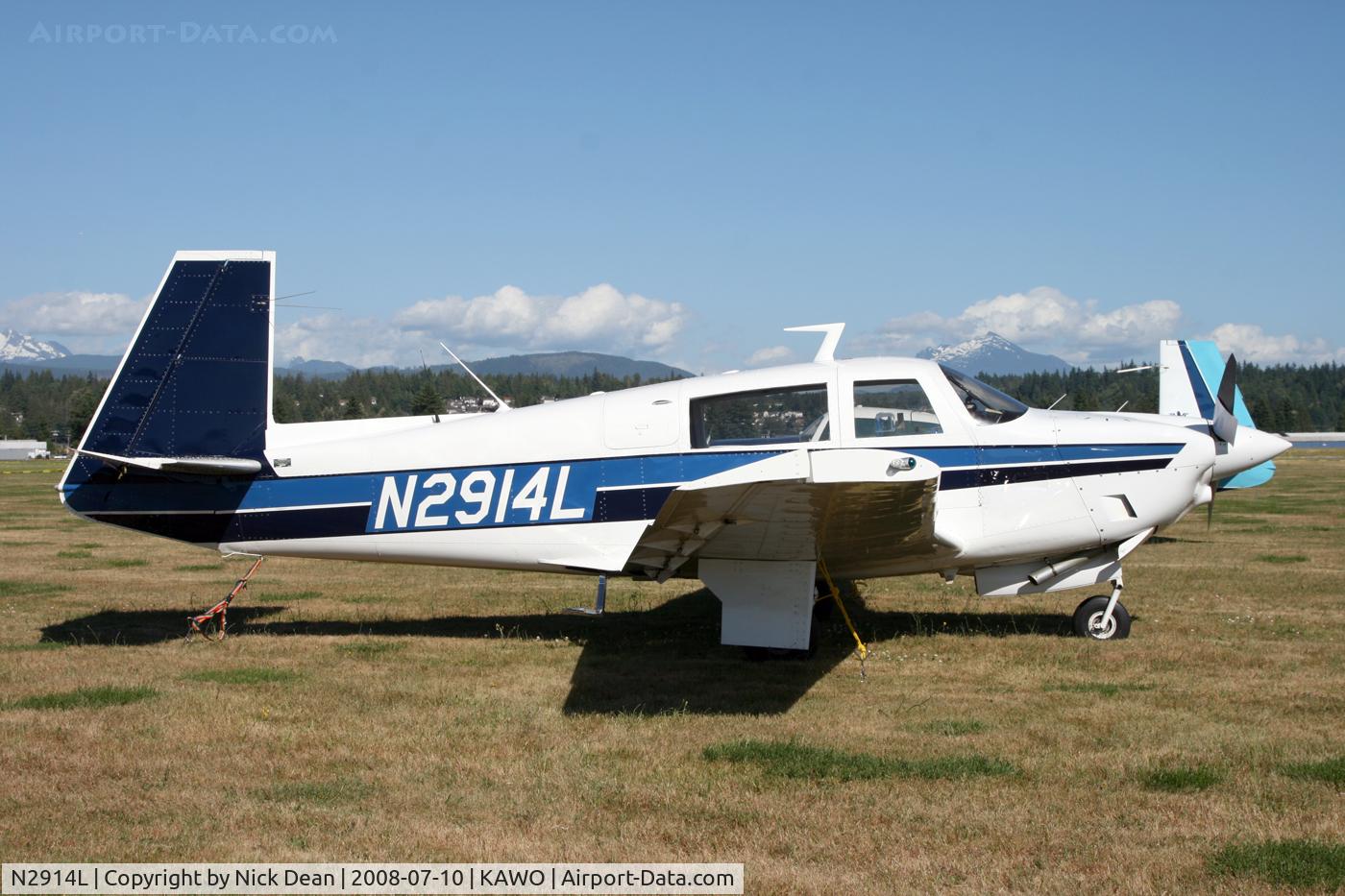 N2914L, 1967 Mooney M20F Executive C/N 670486, KAWO