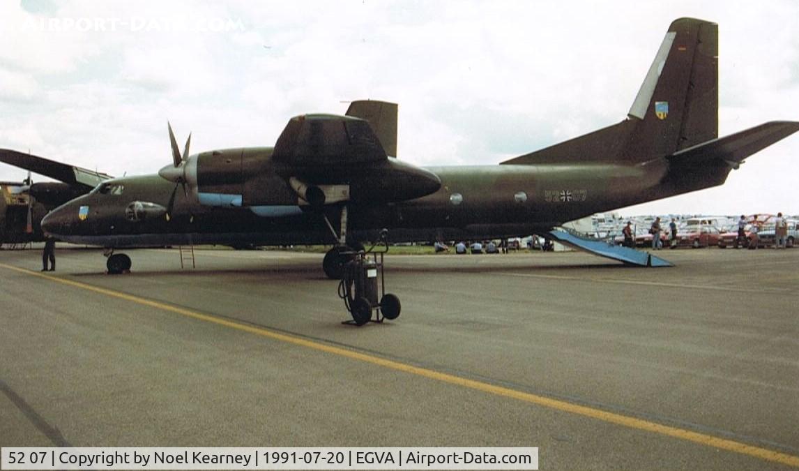 52 07, 1981 Antonov An-26T C/N 10607, Antonov 26 - (West) German Air Force