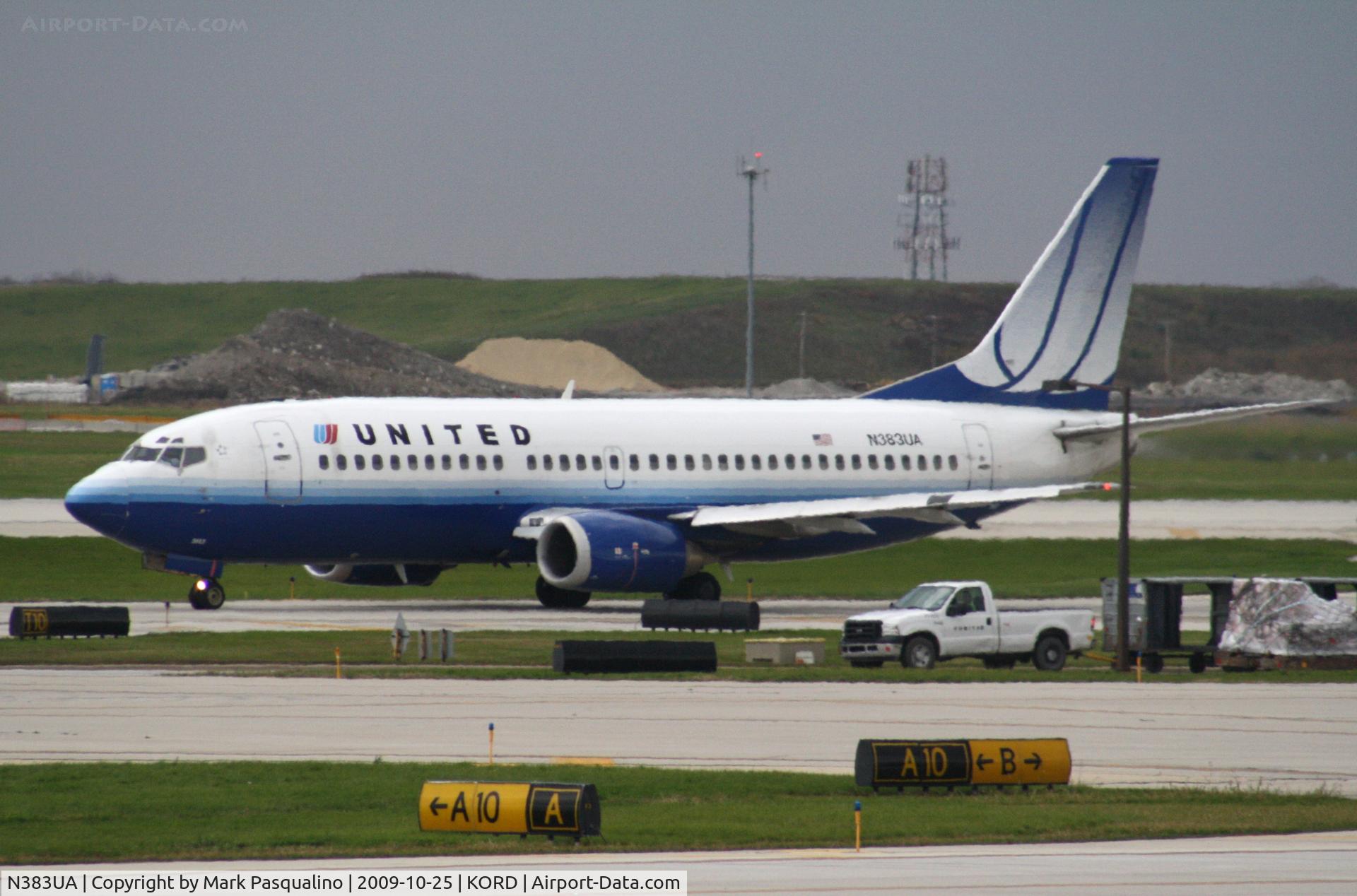 N383UA, 1990 Boeing 737-322 C/N 24658, Boeing 737-300