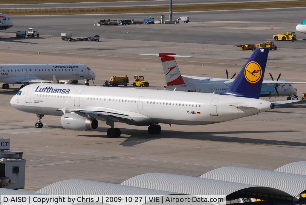 D-AISD, 2000 Airbus A321-231 C/N 1188, Lufthansa Airbus A321-231