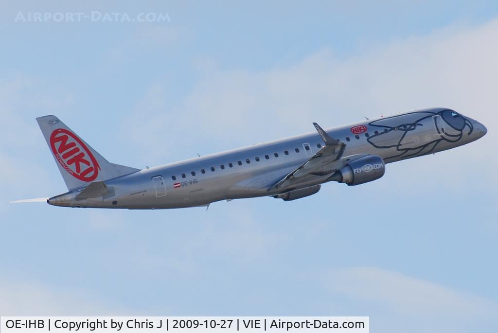 OE-IHB, 2009 Embraer 190LR (ERJ-190-100LR) C/N 19000294, Niki Embraer ERJ 190-100 LR