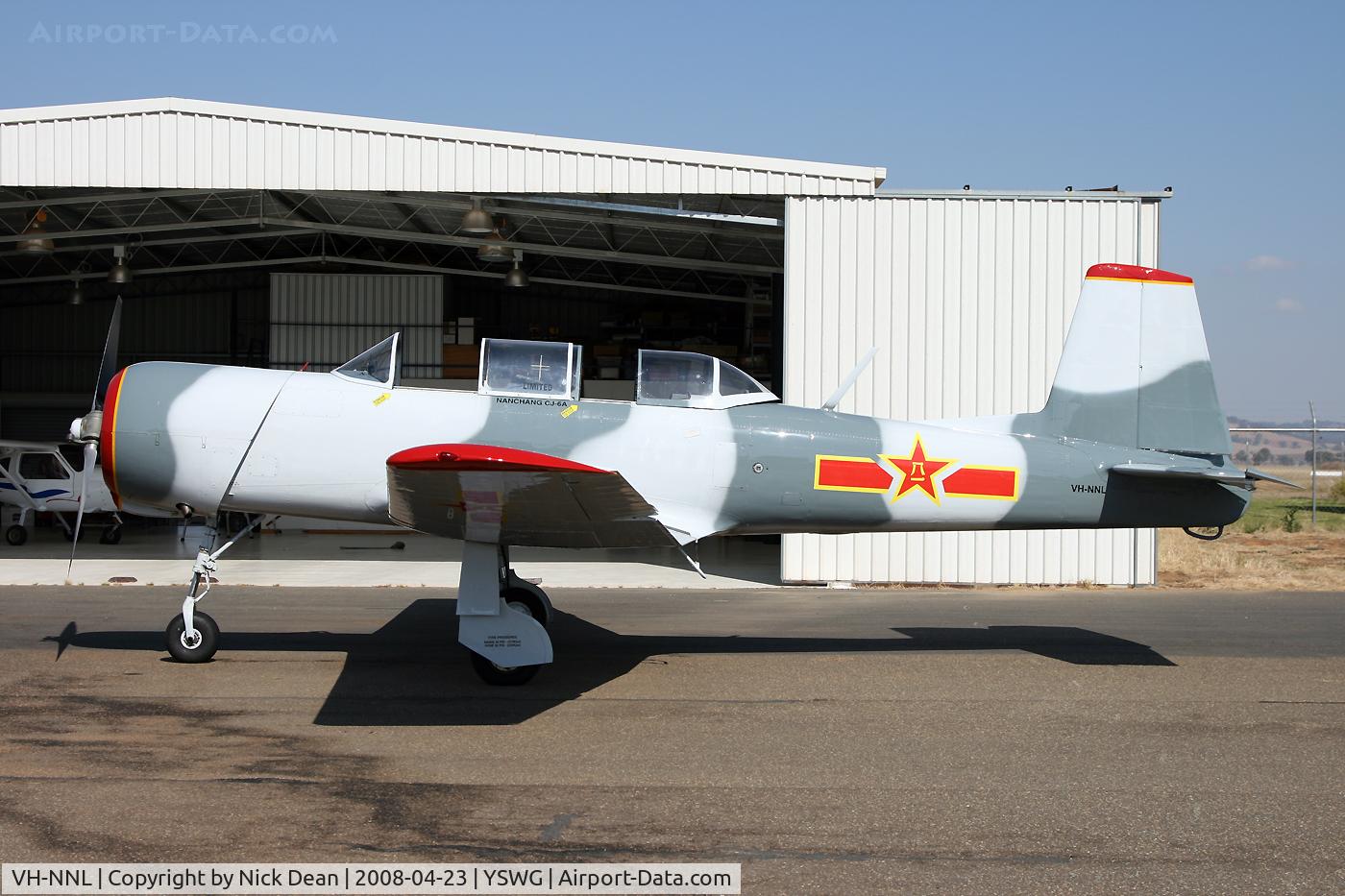 VH-NNL, 1979 Nanchang CJ-6A C/N 1232008, YSWG