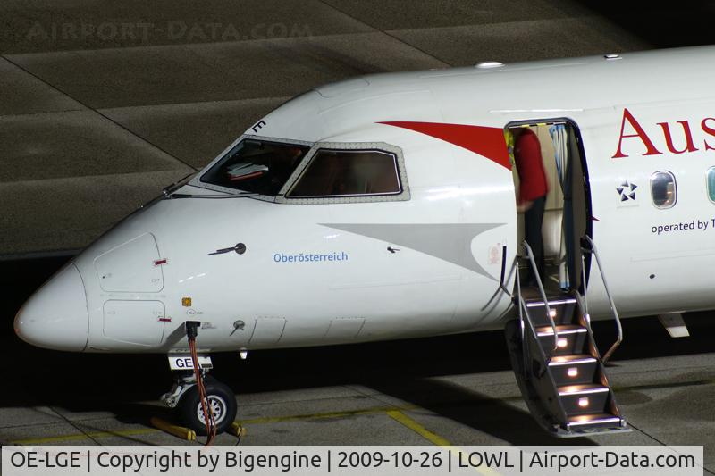 OE-LGE, 2001 De Havilland Canada DHC-8-402Q Dash 8 C/N 4042, Aua arrwos