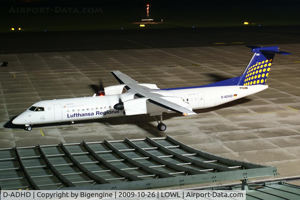 D-ADHD, 2001 De Havilland Canada DHC-8-402Q Dash 8 C/N 4056, LOWL