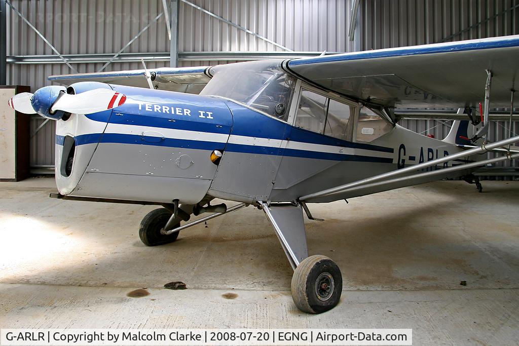 G-ARLR, 1962 Beagle A-61 Terrier 2 C/N B.601, Beagle A.61 Series 2. Previously VW996. At Bagby Airfield , N Yorks UK.