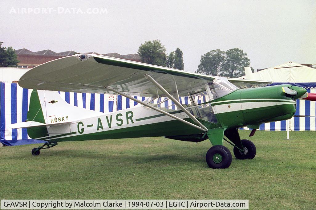 G-AVSR, 1967 Beagle D-5/180 Husky C/N 3689, Auster D5 Series 180 at the 1994 PFA Rally. held at Cranfield Airfield, Beds, UK.
